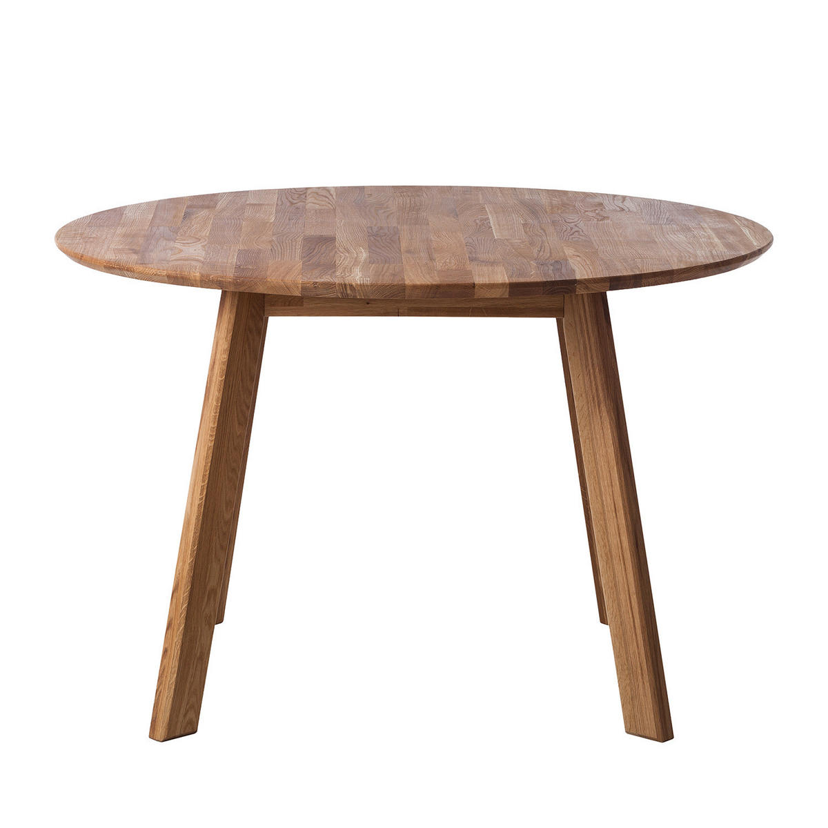 ESSTISCH - Massivholz - Eichefarben, Holz (120/120/75cm) - home24