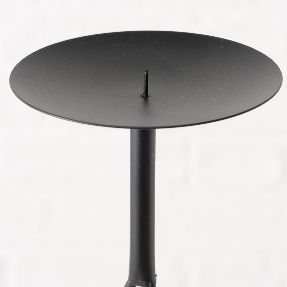 KERZENHALTER aus Metall mit Stern Guila - Schwarz, Metall (20/99.5/20cm) - Boltze Home