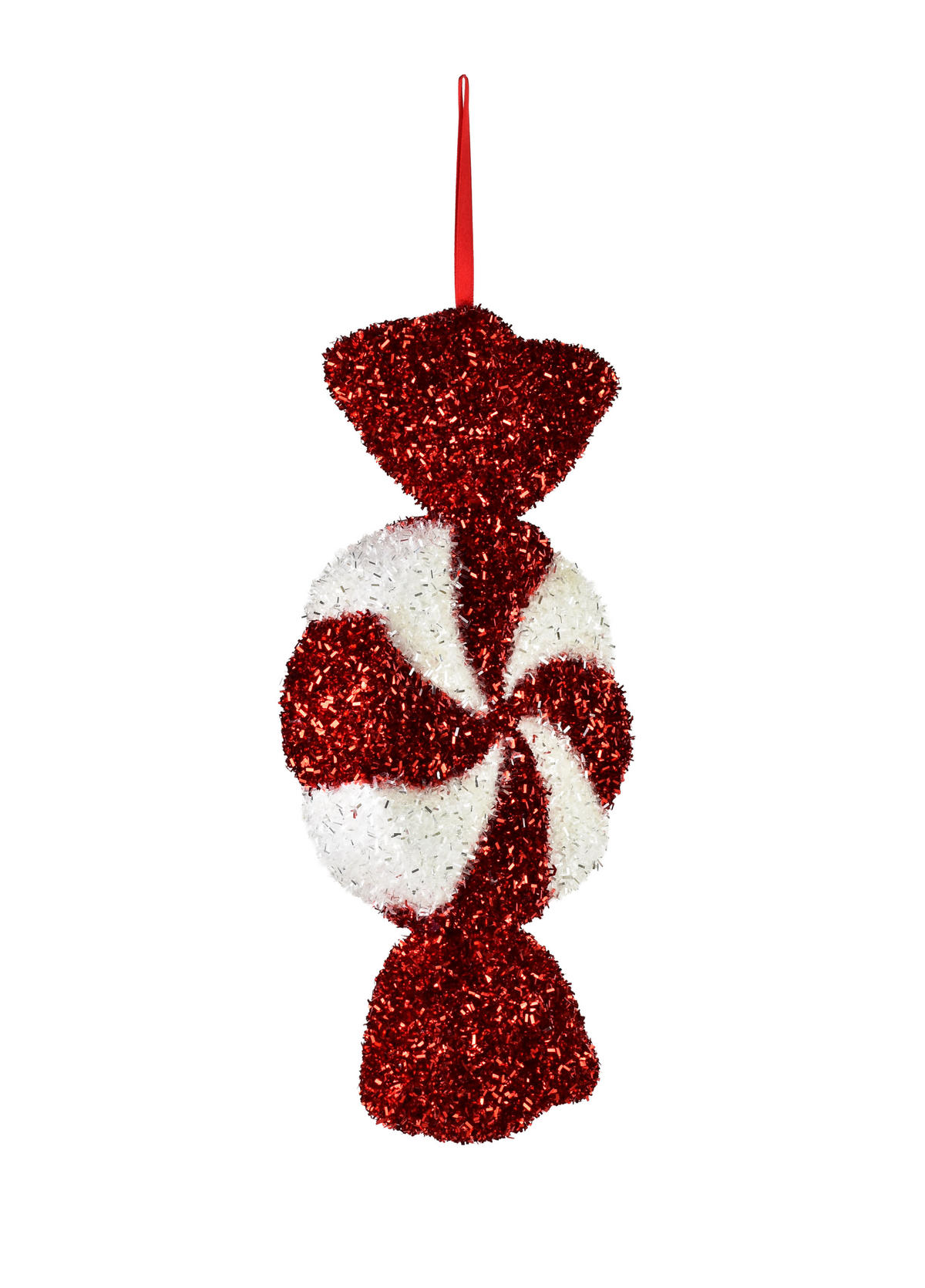 CHRISTBAUMANHÄNGER Santa Lila Rot 16x4,5x31 cm Kunststoff - Rot, Kunststoff (4.5/31/16cm) - Mondex