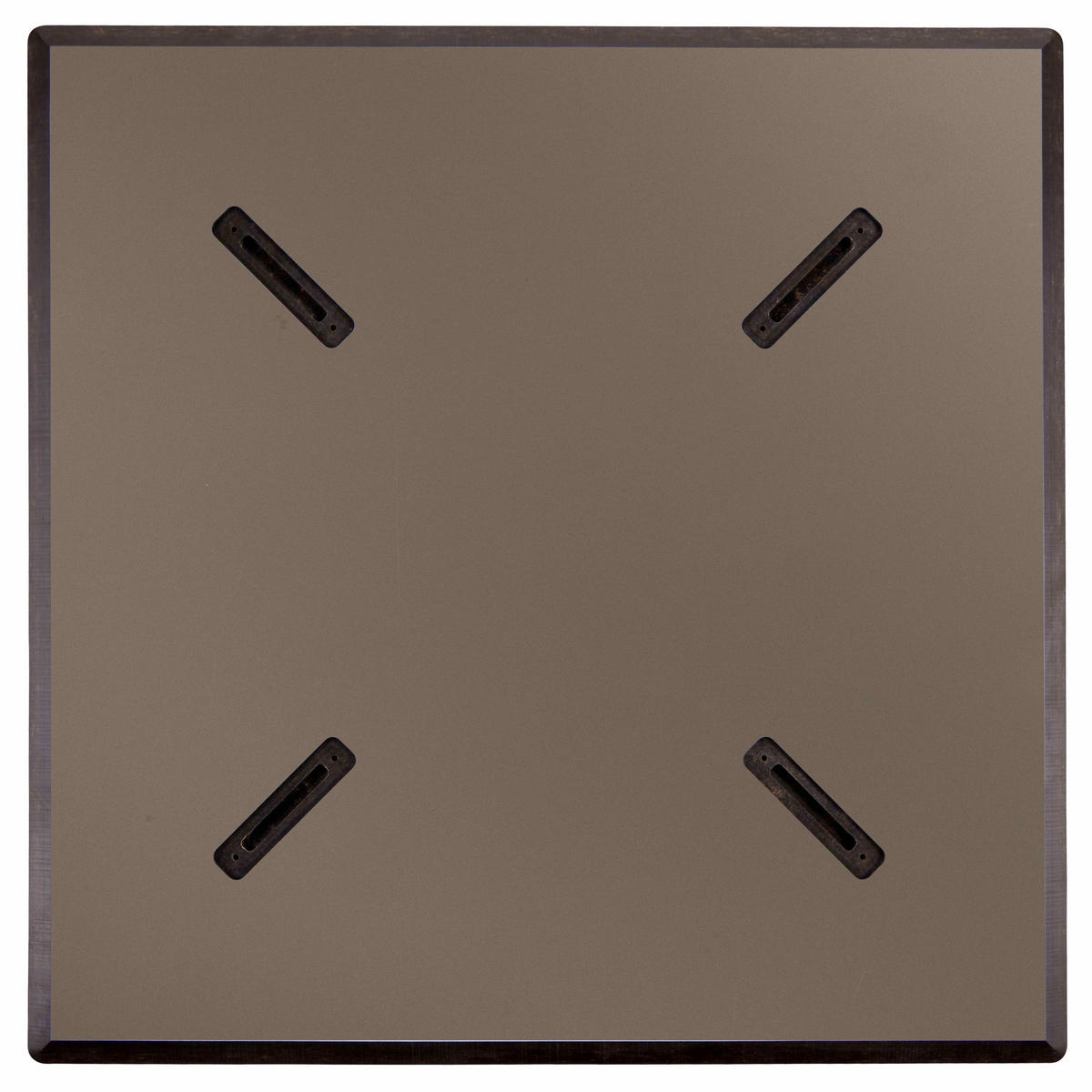 TISCHPLATTE 60 x 60 cm, Taupe - Taupe, Kunststoff (60/60/1.25cm) - Oviala