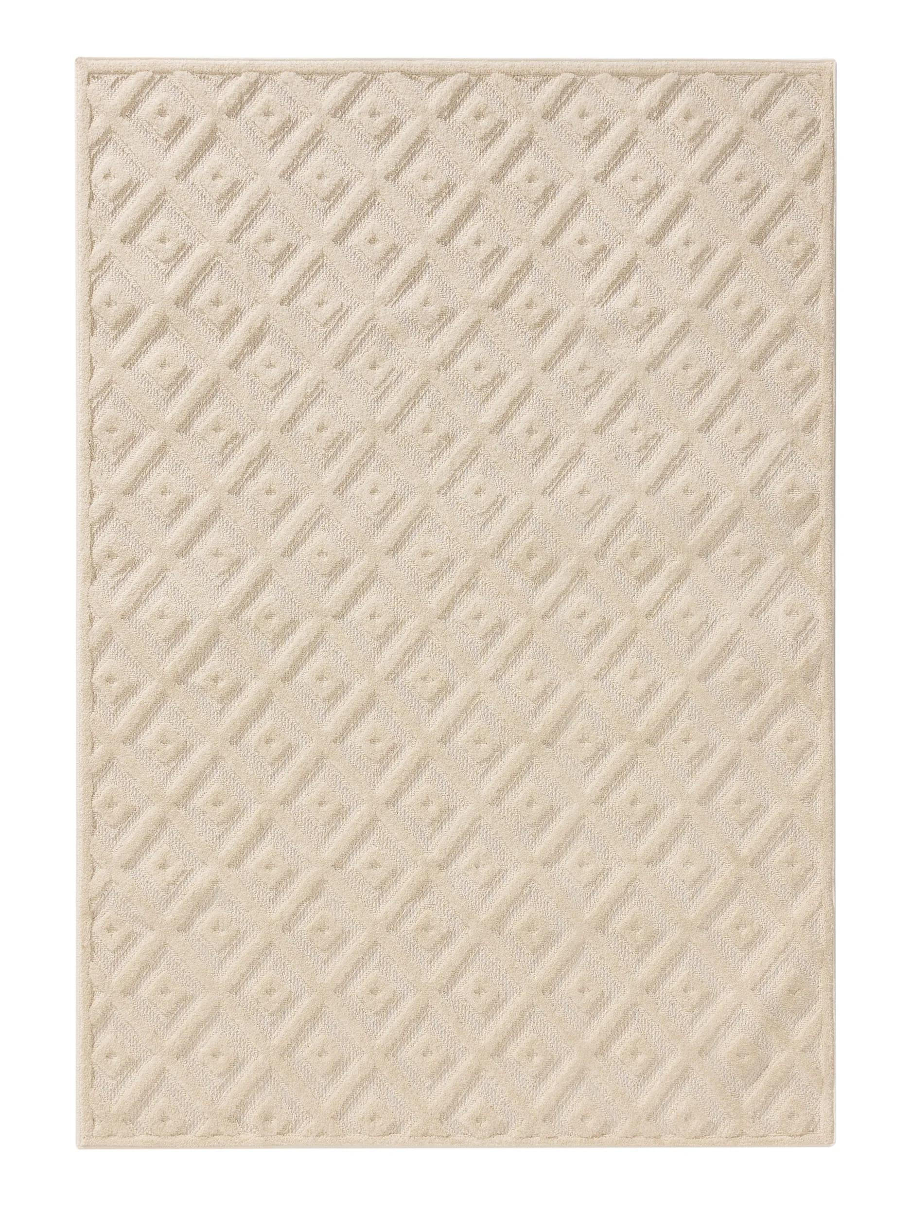 TEPPICH Leo Cream 240x340 cm - Creme, Kunststoff (240/340cm) - benuta