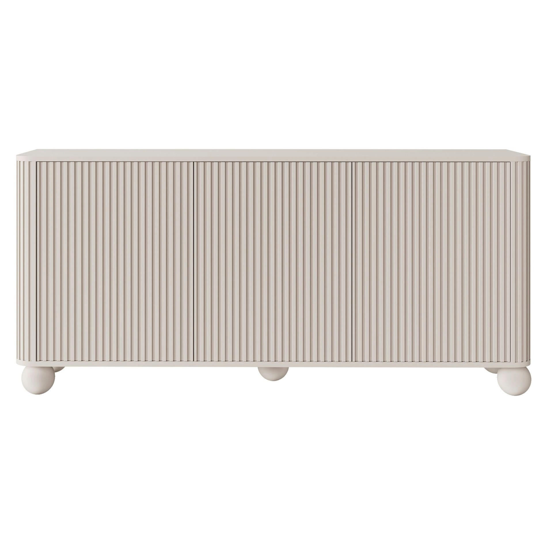 SIDEBOARD Arvello Greige 163 cm - Taupe, Holz/Holzwerkstoff (163.2/83.8/38cm) - Selsey