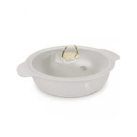 TOPF Weiß 40/30/10 cm BH8628 - Weiß, Metall (30cm) - Berlinger Haus