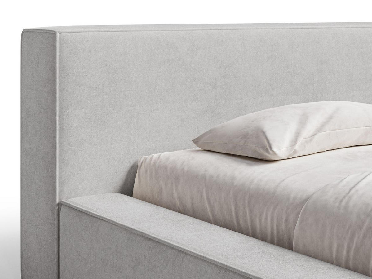 POLSTERBETT Mali 160x200 Grau - Grau, Textil (160/200cm) - Graingold