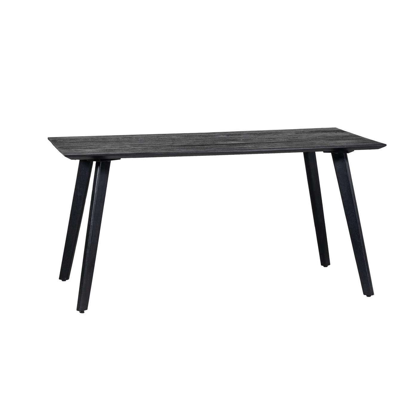 Giga Meubel Esstisch Schwarz 90x76x160 cm