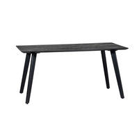 ESSTISCH aus Mangoholz 160cm, schwarz - Schwarz, Holz (160/90/76cm) - Giga Meubel