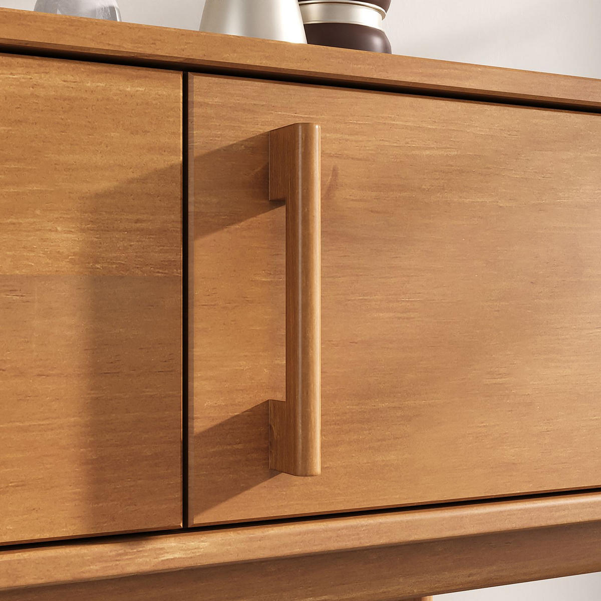 LOWBOARD TECCA Eiche - Eichefarben, Holz (145/48/41cm) - IDIMEX