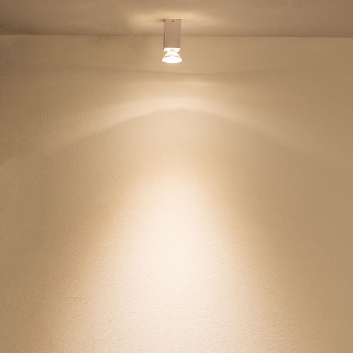 AUFBAULEUCHTE Bloc Schwarz - Schwarz, Metall (4/4/7.5cm) - s.luce