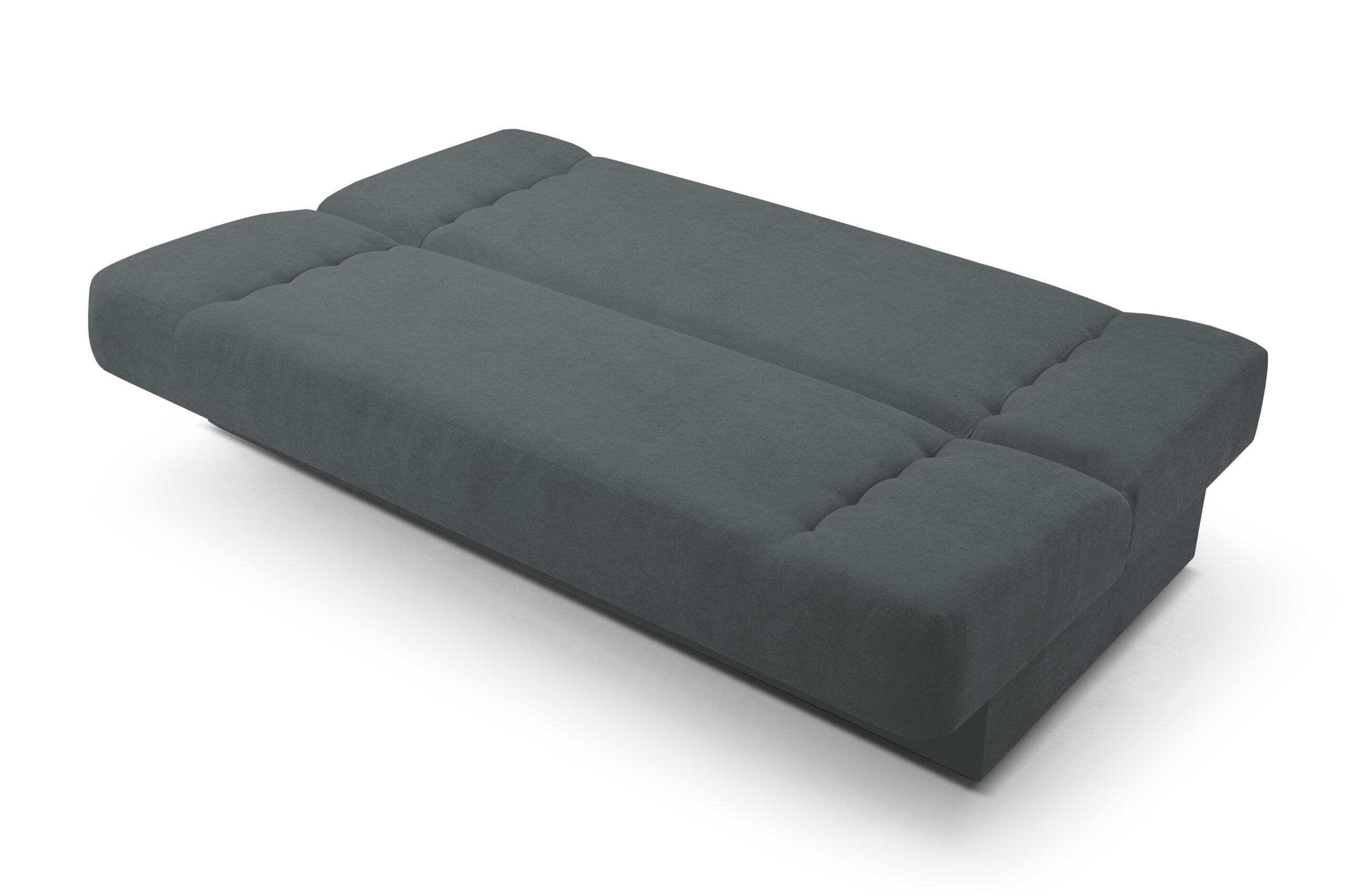 SCHLAFSOFA - Cyprus (Dunkelgrau) - Dunkelgrau, Holz (192/85/92cm) - Möblo