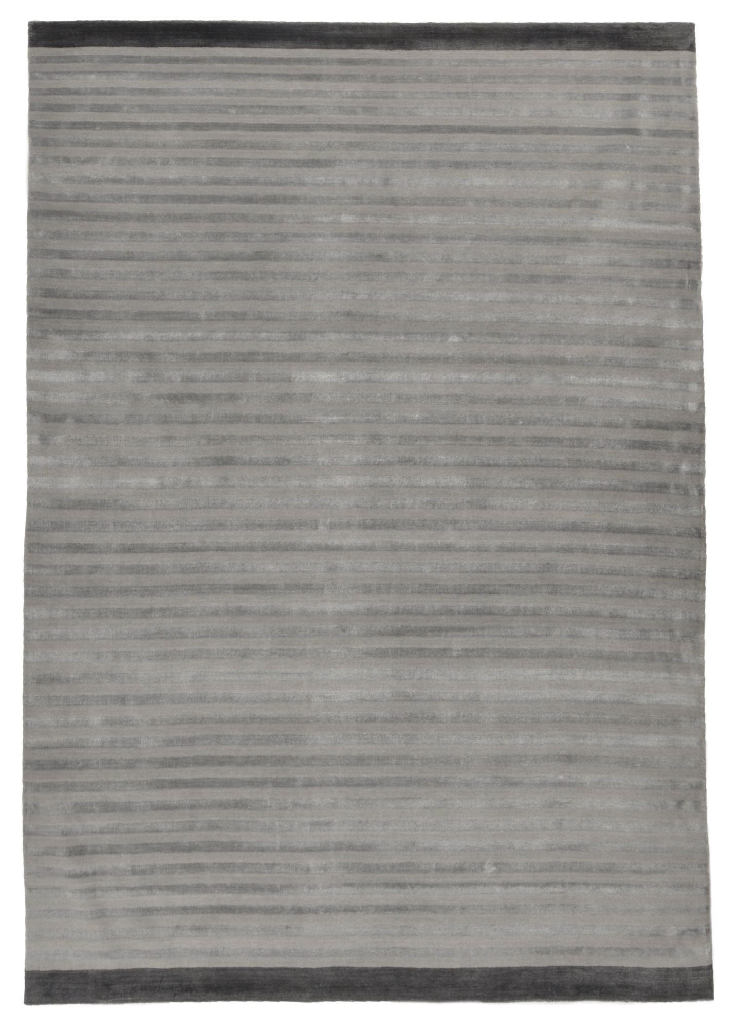 HANDWEBTEPPICH Miami 170x240 cm - Grau, Textil (170/240cm) - THEKO