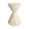 STEHTISCHHUSSE ( Creme ) - Ø80 cm x 145 cm - Spandex Stretch ( Öko-Tex ) Stehtisch Husse für Gastro, Hochzeit, Events, Geburtstag - Creme, Textil (80/145cm) - Bestlivings
