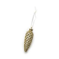 CHRISTBAUMKUGEL Santa Lila Gold 3/3/8.5 cm Kunstoff - Goldfarben, Kunststoff (3/8.5/3cm) - Mondex