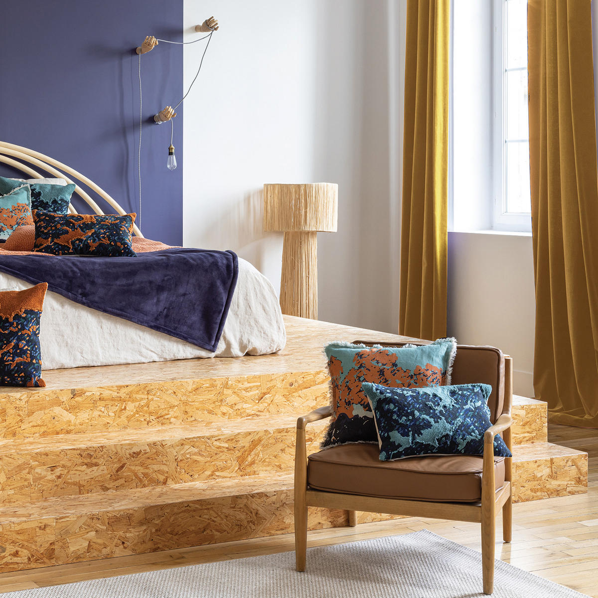 VORHANG Fara rubinrot 135 x 280 cm - Rot, Textil (135/280cm) - Vivaraise