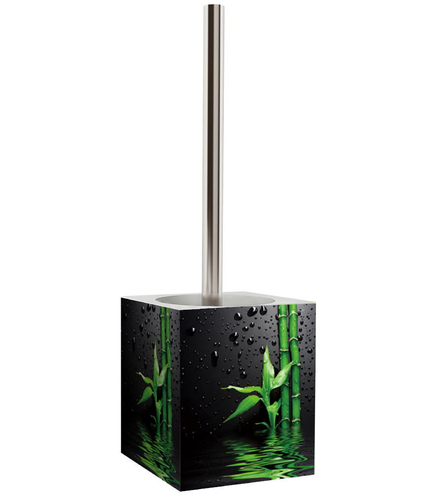 Sanilo Wc-Bürste Schwarz, Grün 10x37x10 cm