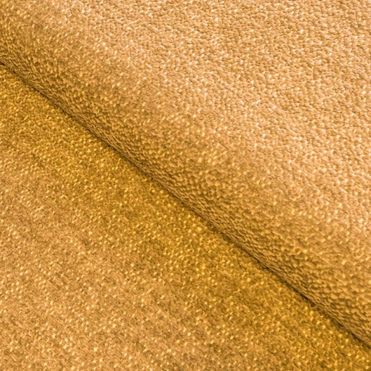 SOFA LOOP Schlaffunktion & Bettkasten PUR-Schaum Schwarze Kunststofffüße skandinavischer Stil lose Rückenkissen freistehend 234x112x86 cm Gold - Goldfarben, Holz/Textil (234/86/112cm) - DomoHome