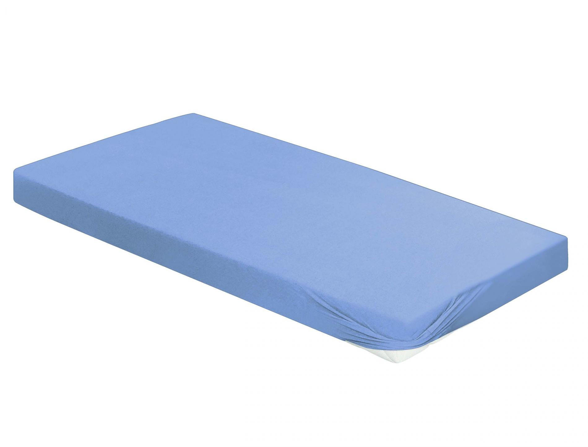 SPANNBETTTUCH NEPTUN 0005 - Blau, Textil (150/200cm) - Irisette