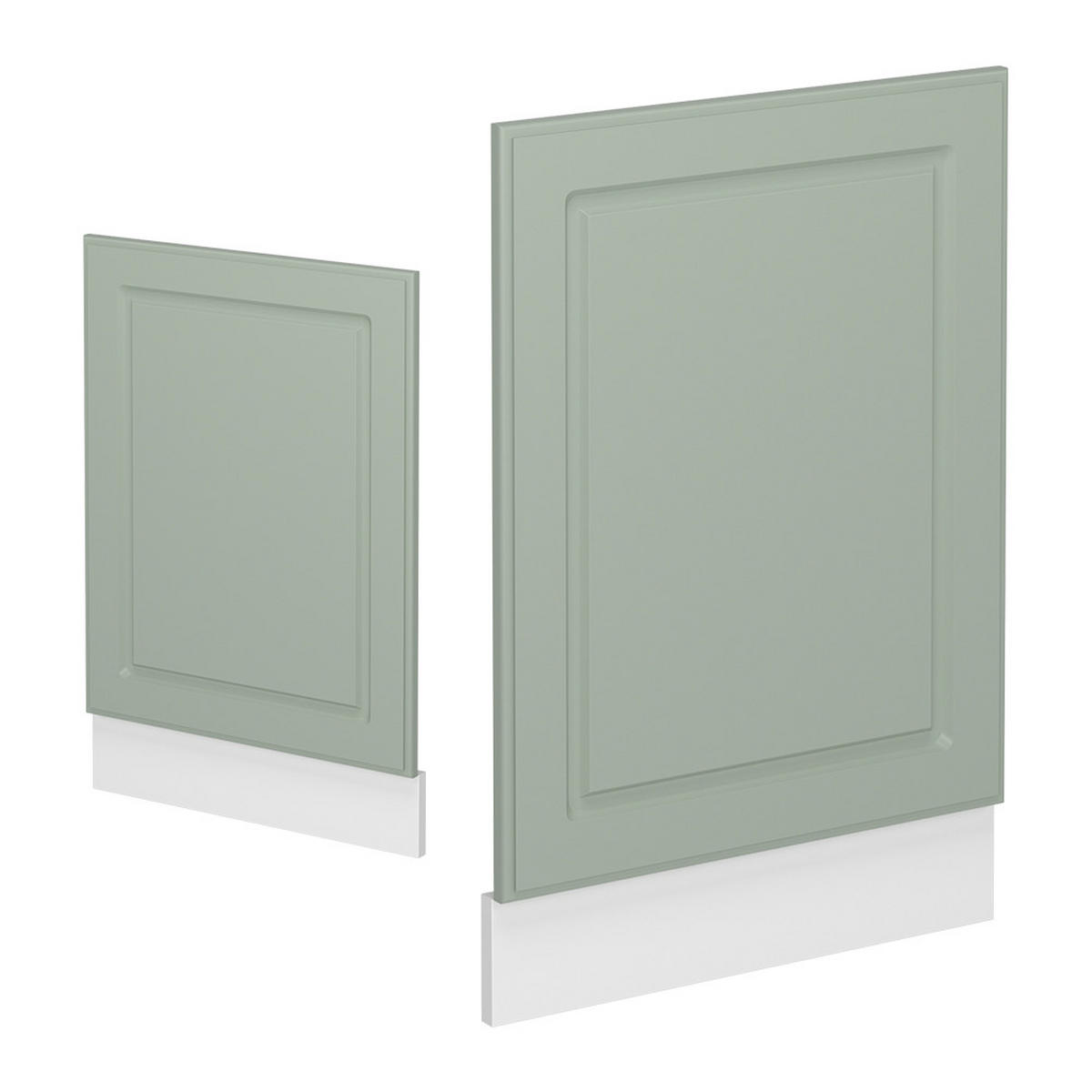 PŘEDNÍ PANEL R-Line, Mint venkovský dům/Bílá, 45 cm pracovná doska Dub Goldkraft - bílá/zelená barva, kompozitní dřevo (45/67.4/60cm) - Vicco
