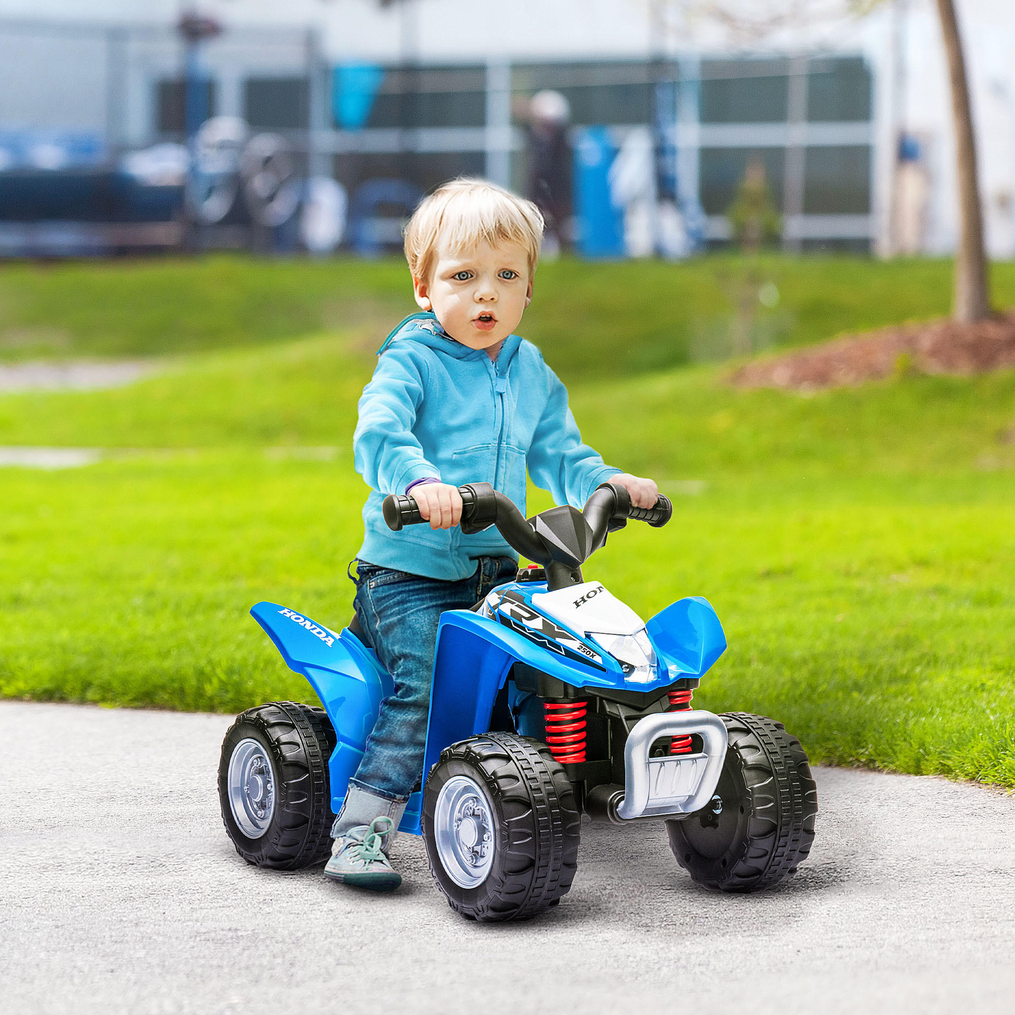 KINDERQUAD - Blau, Kunststoff/Metall (65.5/38.5/43.5cm) - AIYAPLAY