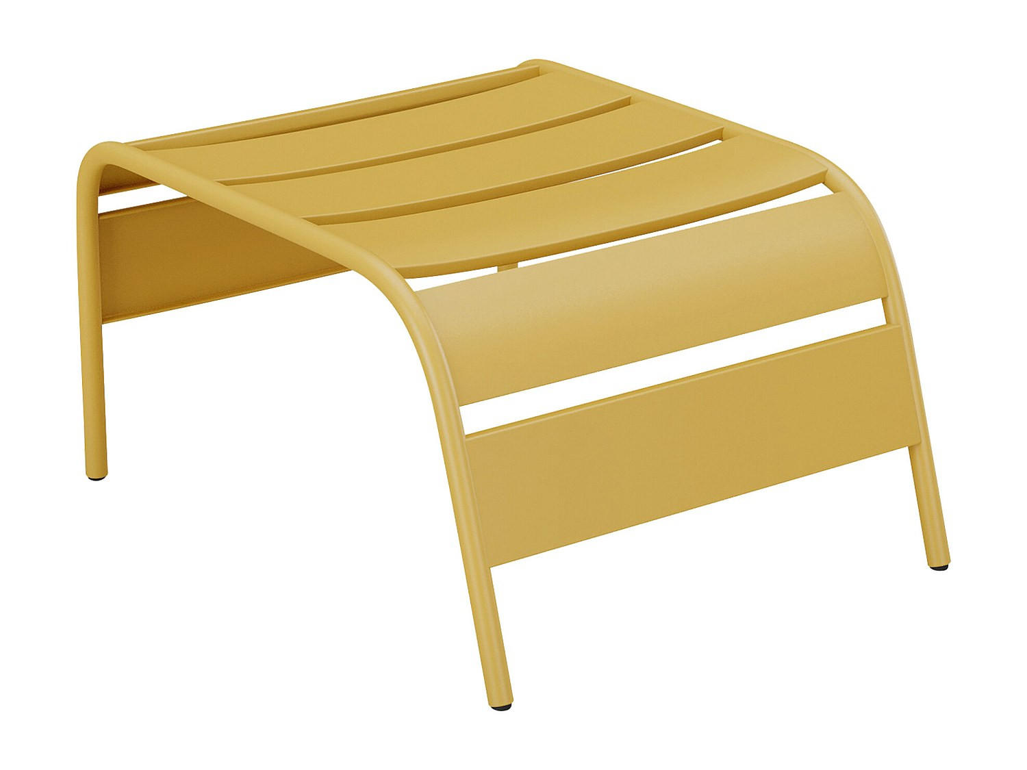 FUSSBANK - Metall - Senfgelb - MIRMANDE von MYLIA - Gelb, Metall (61.5/33/50cm) - Vente-Unique