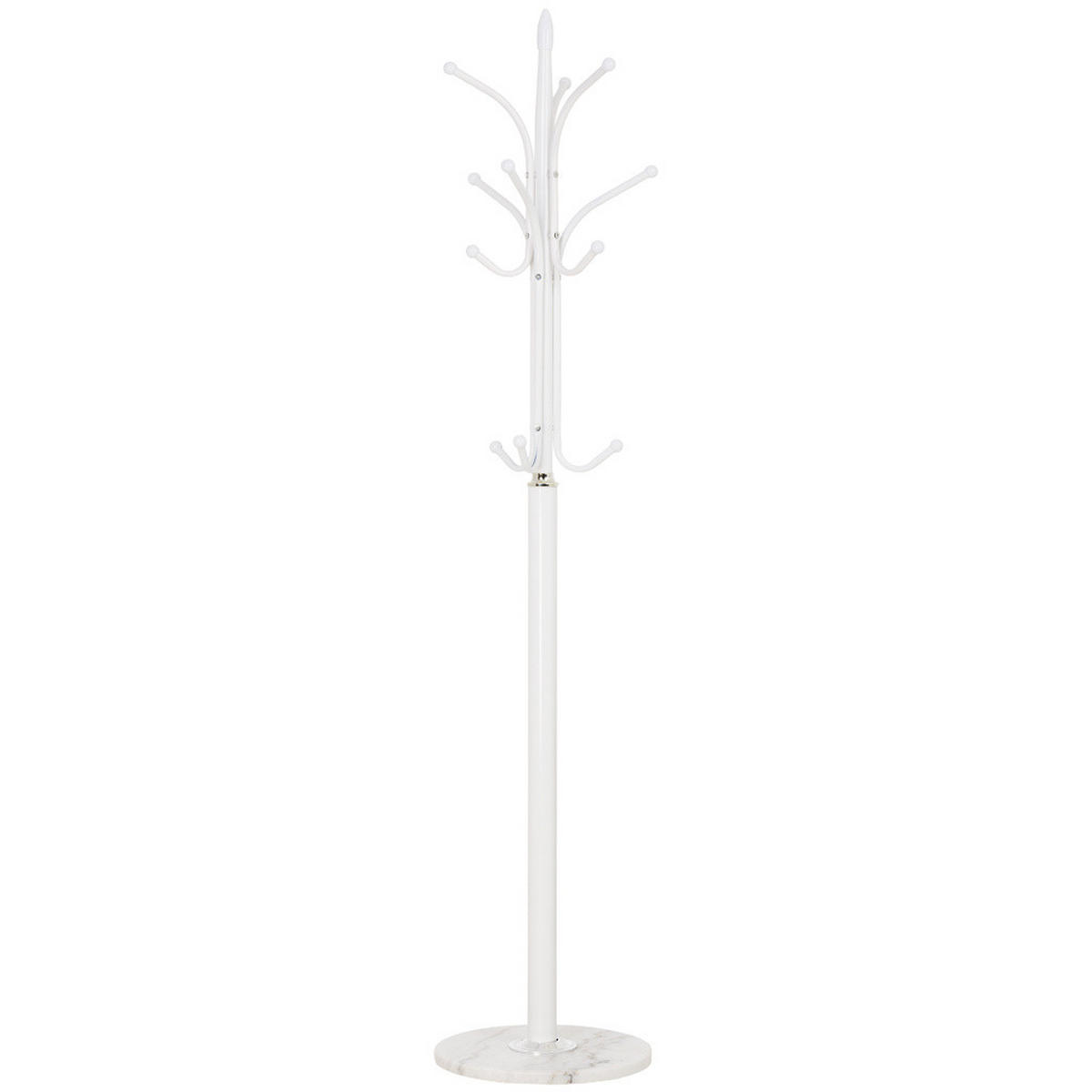 GARDEROBE aus metall - Weiß, Metall (36/176/36cm) - Wanderlust