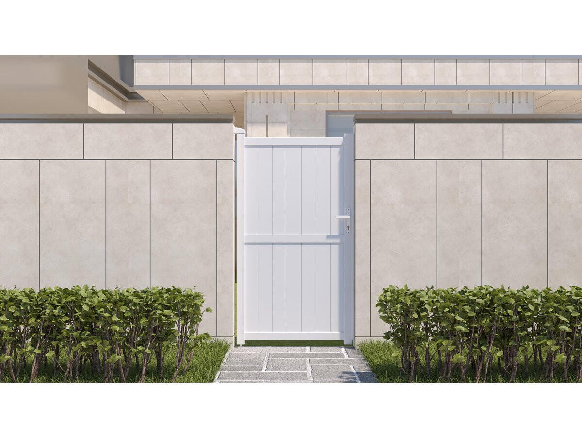 TOR lola weiss - Weiß, Metall (1/181/101cm) - Habitat Garten