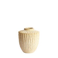 VAZE Talea Braun 25/25/28 cm - Braun, Keramik (28cm) - Light & Living