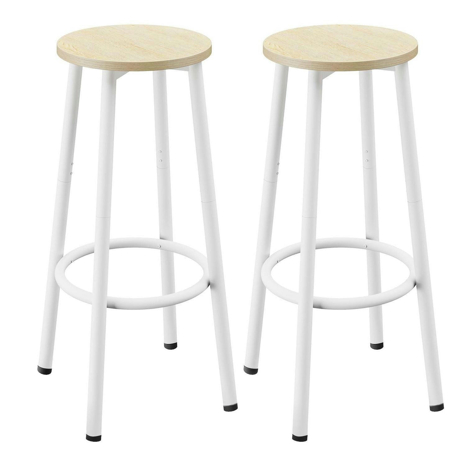 BARHOCKER 2er Set Naturfarbe 64 cm - Multicolor, Holzwerkstoff (30/64/30cm)