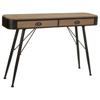 KONSOLE aus Holz und Metall 120x32x81 cm - Braun, Holz (32/120/80.5cm) - Wanderlust