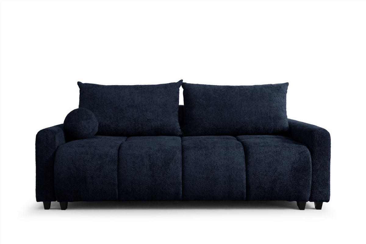 SCHLAFSOFA Giana - Dunkelblau, Holzwerkstoff/Textil (230/100/100cm) - Fun Möbel