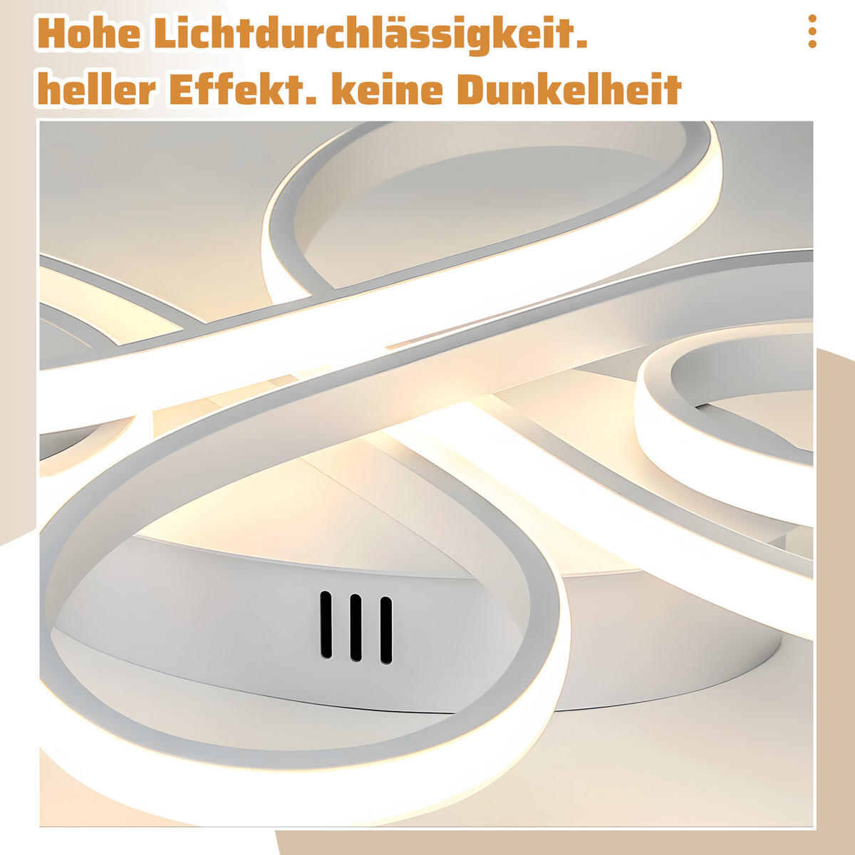 LED-DECKENLEUCHTE Lenzk 26.5/3.5/40 cm - Weiß, Metall (40/26.5/3.5cm) - ZMH