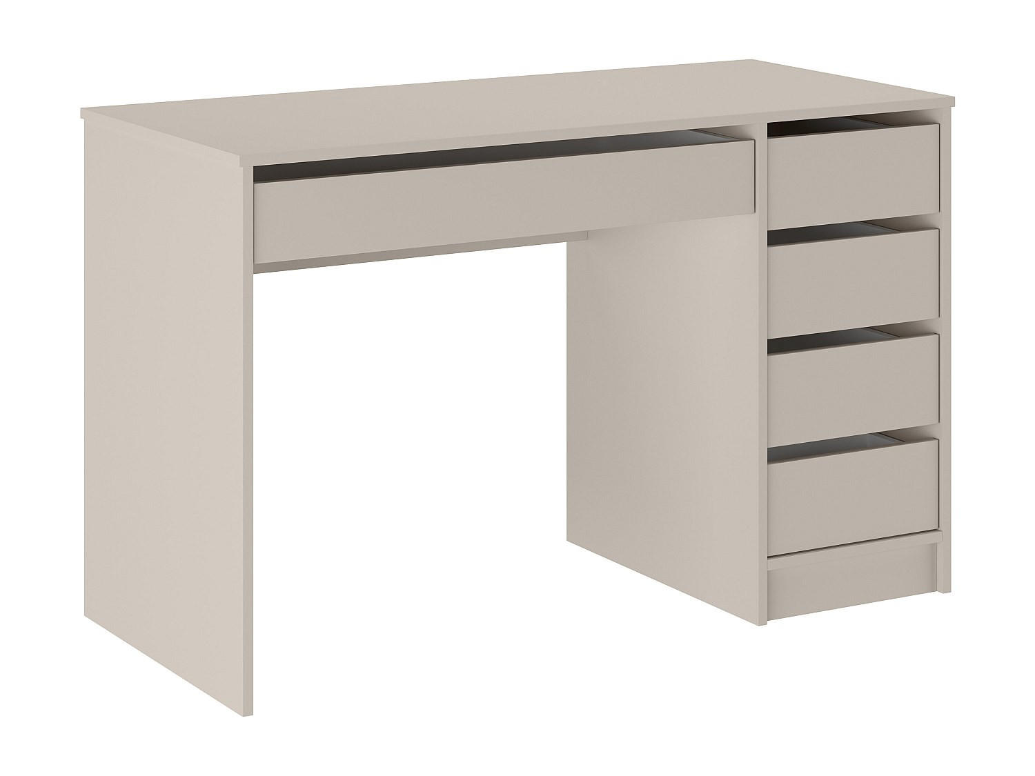 SCHREIBTISCH - 120cm x 55cm - Holzspan - beige - JENEMI - Beige, Holz (55/120/76cm) - Vente-Unique