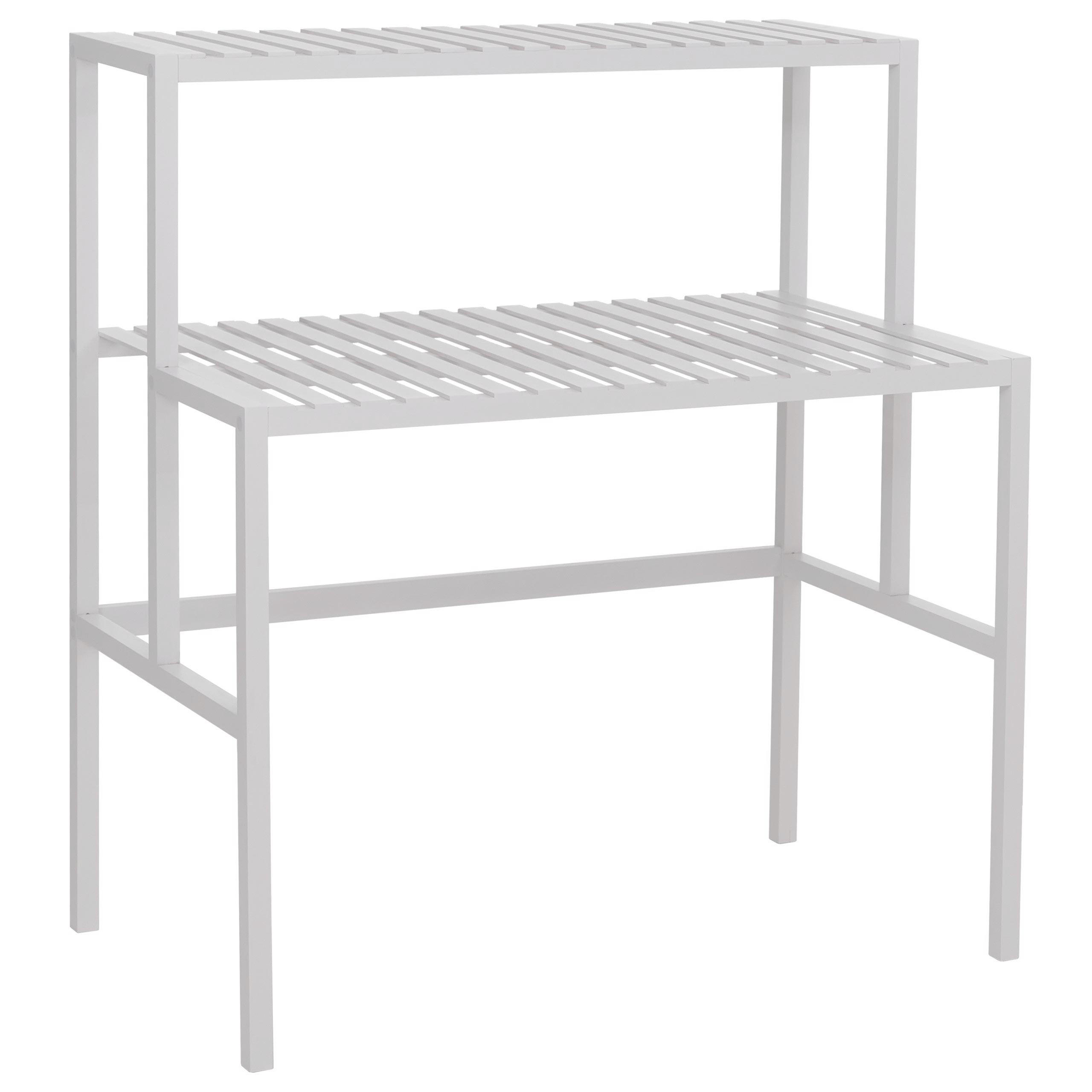 PFLANZENREGAL Weiß - Weiß, Holz (90/100/50cm) - MCW