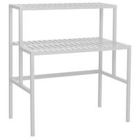 PFLANZENREGAL Weiß - Weiß, Holz (90/100/50cm) - MCW