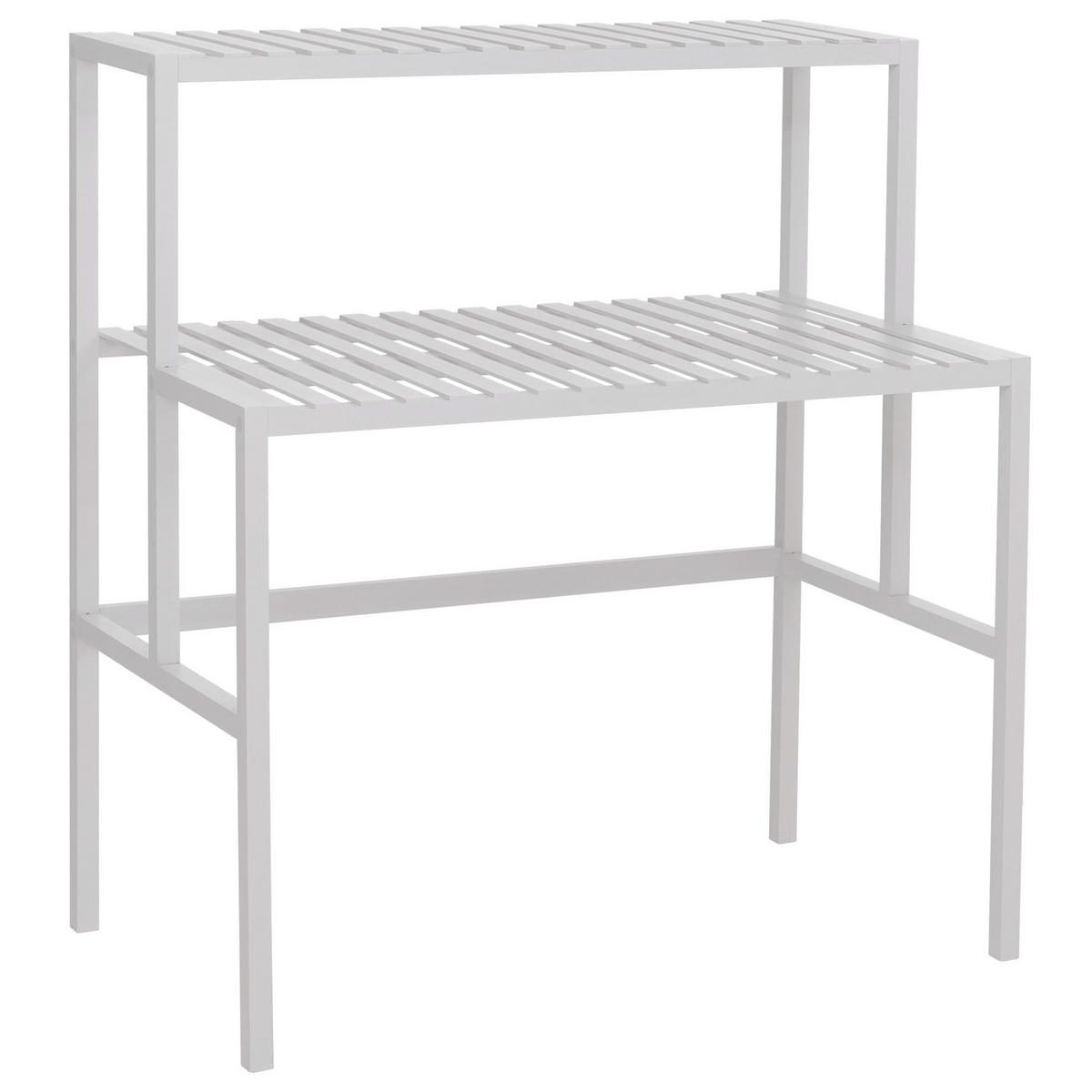 PFLANZENREGAL Weiß - Weiß, Holz (90/100/50cm) - MCW