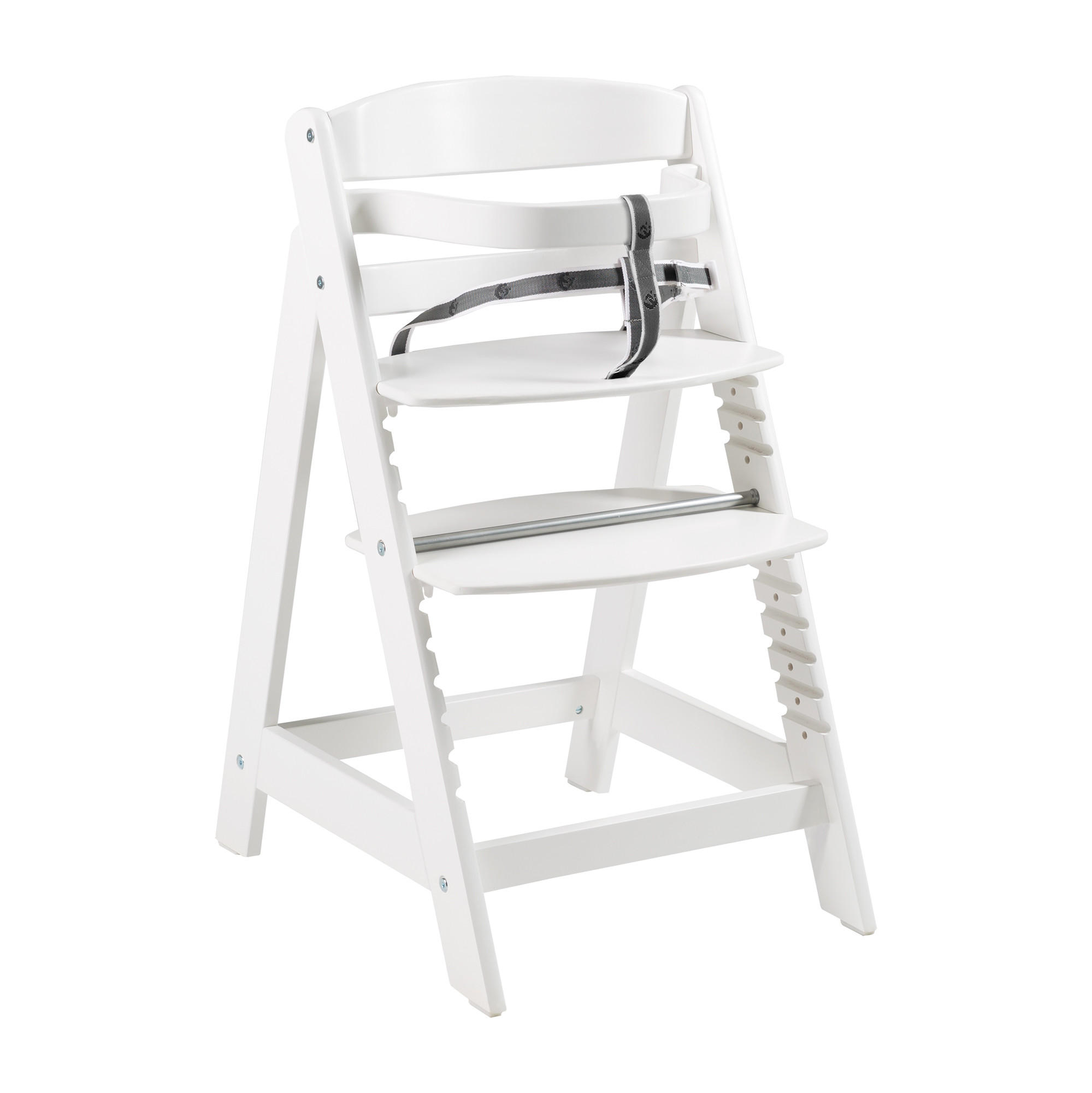 KINDERHOCHSTUHL - Sit Up CLICK - weiß - Weiß, Holzwerkstoff (44.5/80/54cm) - Roba