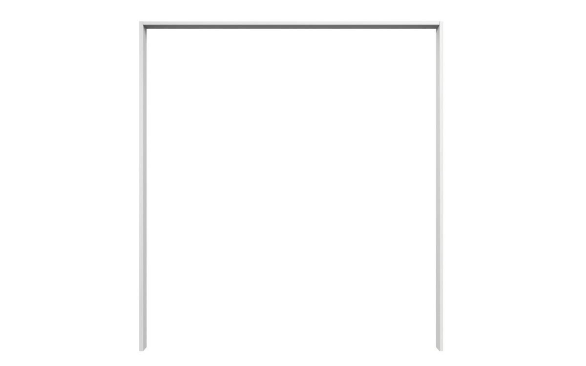 PASSEPARTOUTRAHMEN zu Kleiderschrank Emden in Graphit mit Saharagrau - Grau, Holzwerkstoff (138/200/12cm)