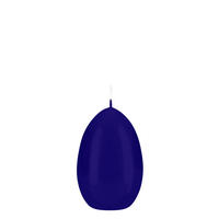 EIKERZEN Klarlack Royalblau 90 x Ø 60 mm, 6 Stück - Blau, Paraffin (6/9/9cm) - Kopschitz Kerzen