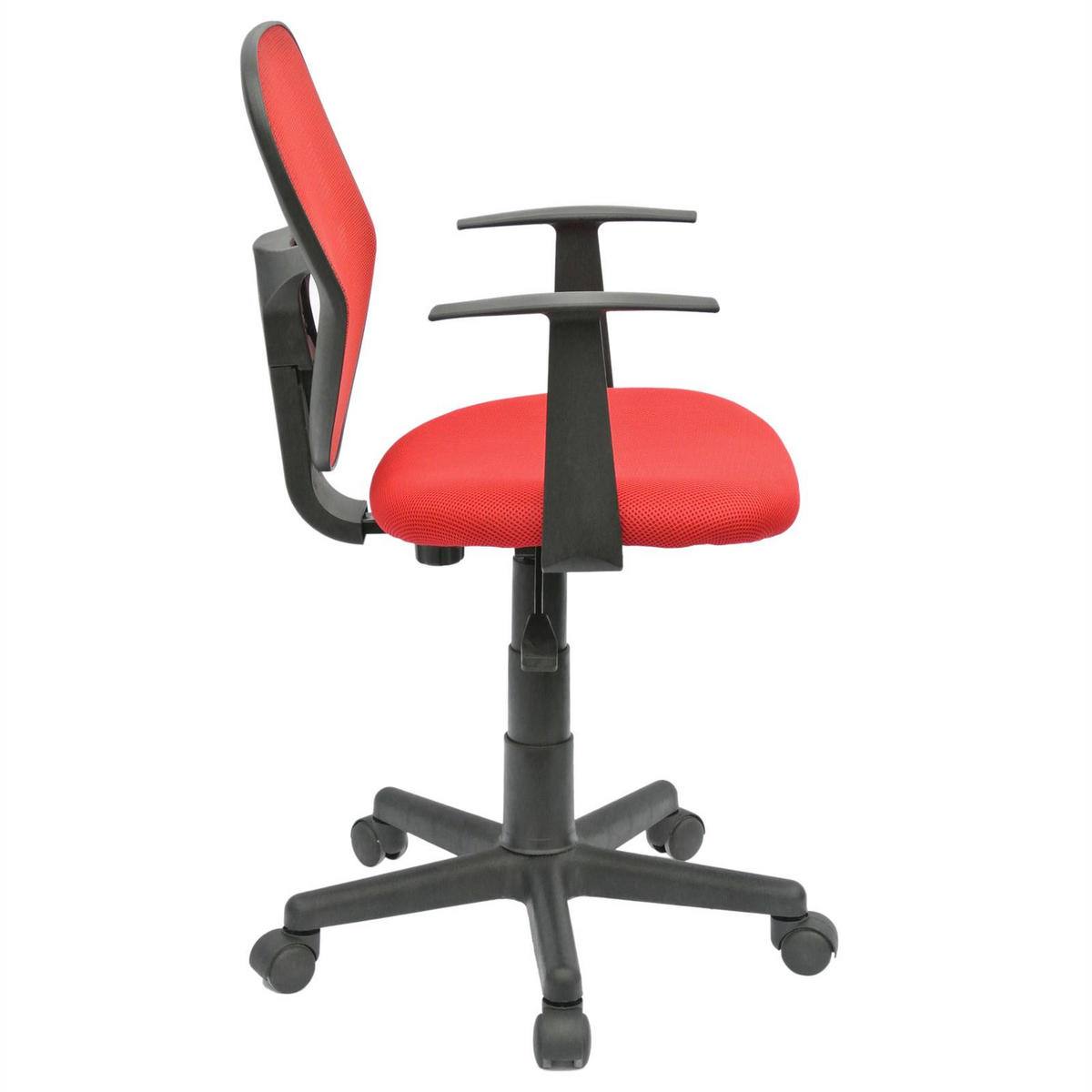 KINDERDREHSTUHL STUDIO - Rot, Textil (53/92/52cm) - CARO-Möbel