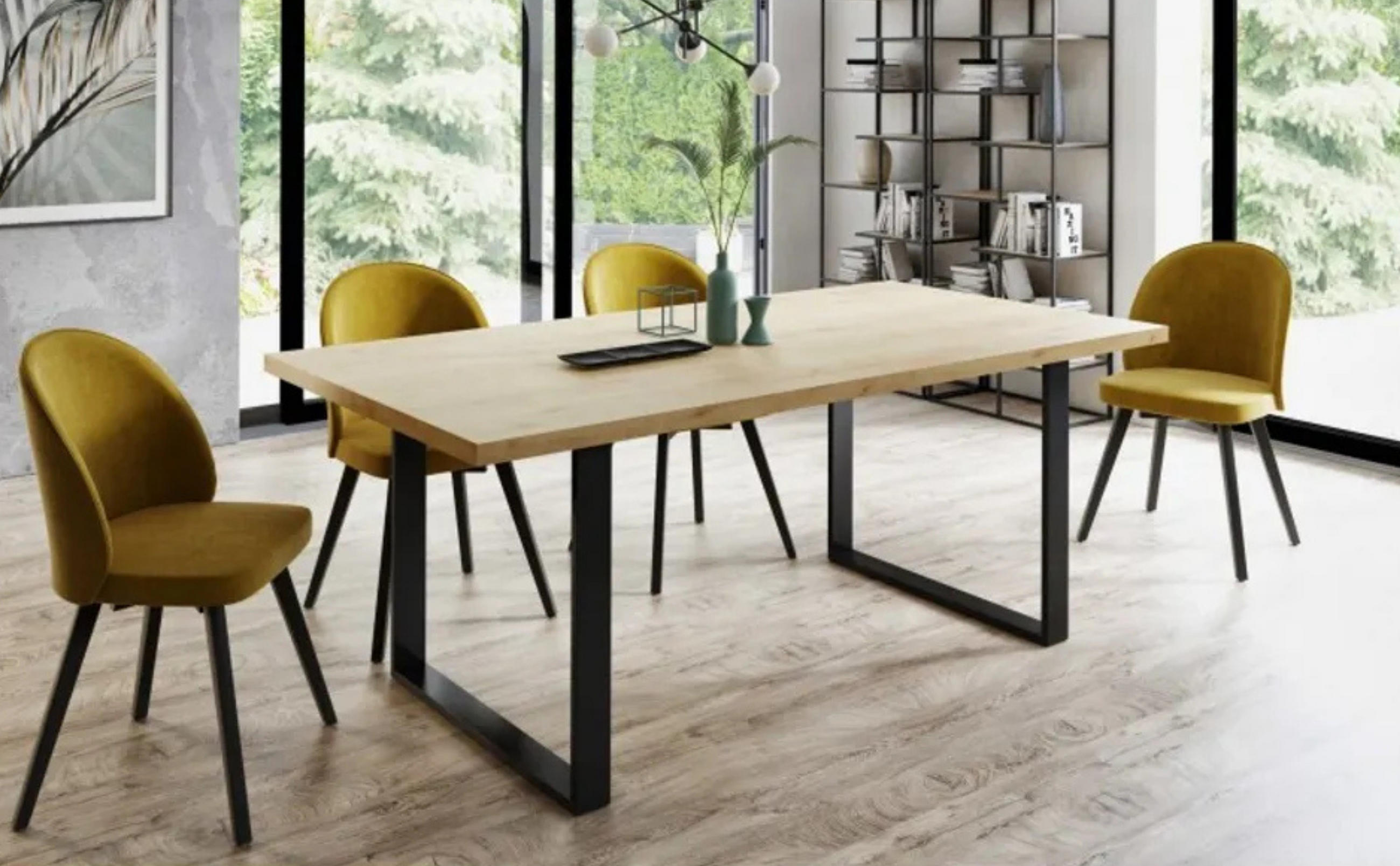 Thumbnail - Sepro Meble Esszimmertisch, Braun, Holzwerkstoff, Rechteckig, eckig, 160x76x90 cm, Esszimmer, Tische, Esstische