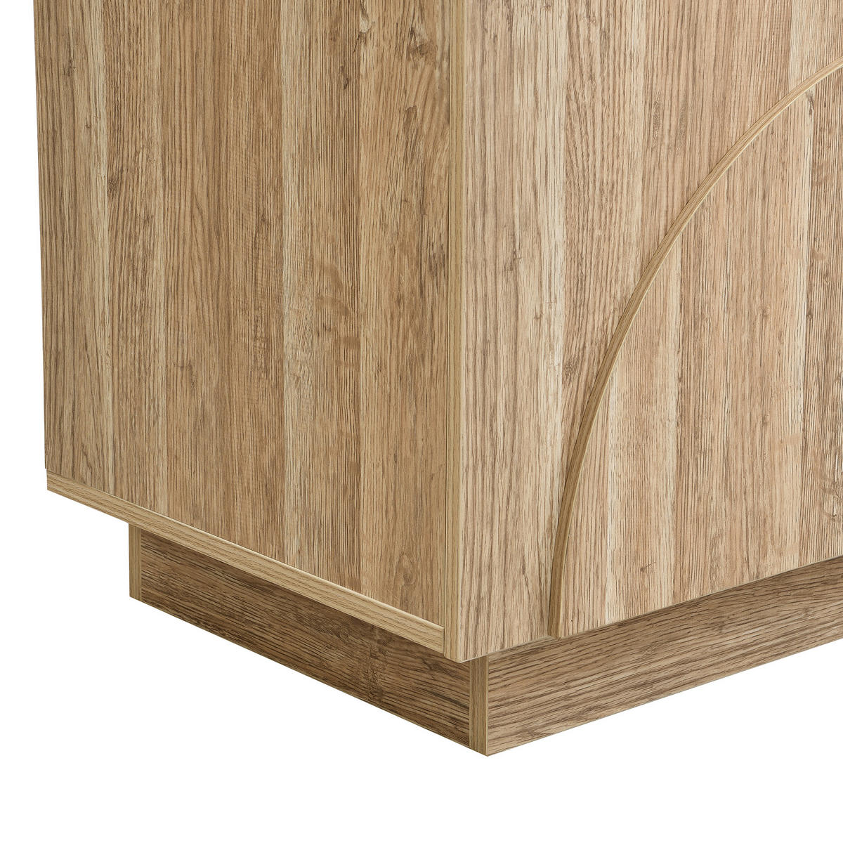 SIDEBOARD Natur 160/40/80 cm - Naturfarben, Holzwerkstoff (160/80/40cm) - PANGIVO