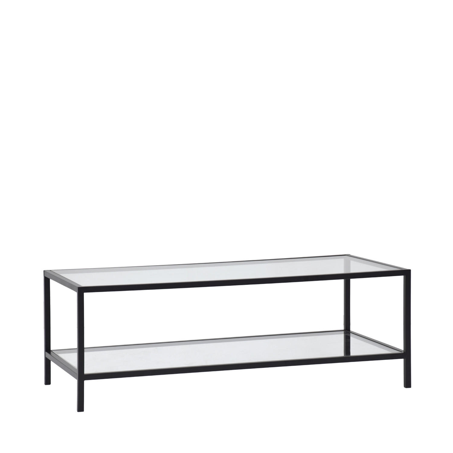 COUCHTISCH FESTER Crisal Durchsichtig 120 cm x 42 cm - Transparent, Glas (60/120/42cm) - Klast Home