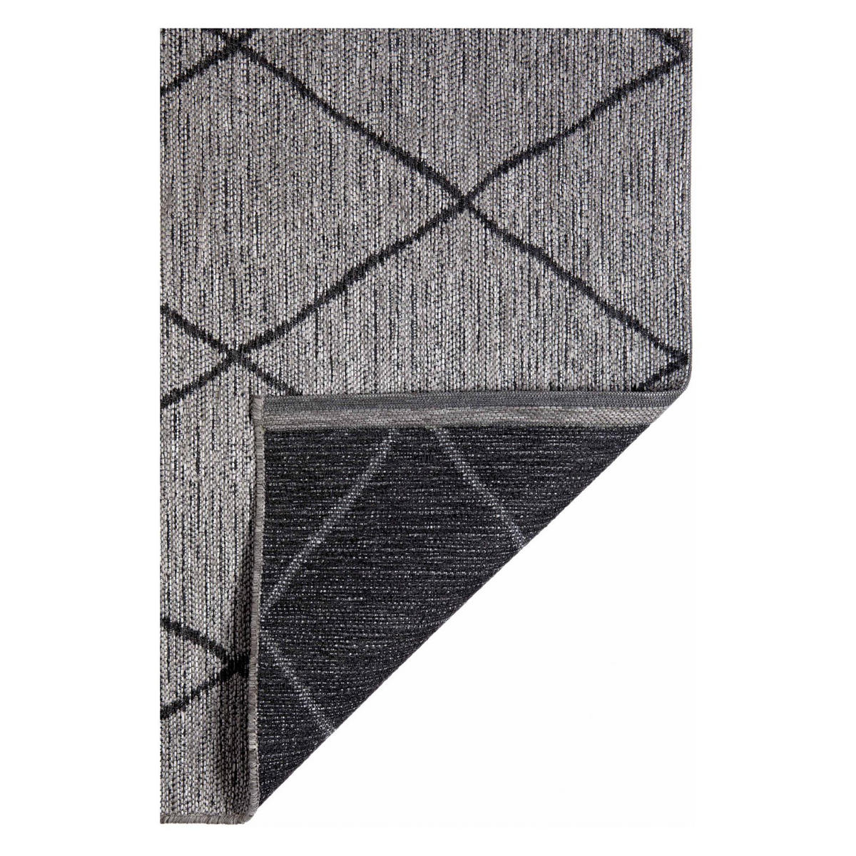 OUTDOOR-TEPPICH Allan perlweiß 120 x 170 x 1 cm - Hellgrau, Textil (120/170cm) - Vivaraise