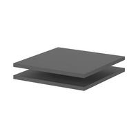 POLICE Claus Antracit - antracitová, kompozitní dřevo (35.4/1.6/36.3cm) - Vicco