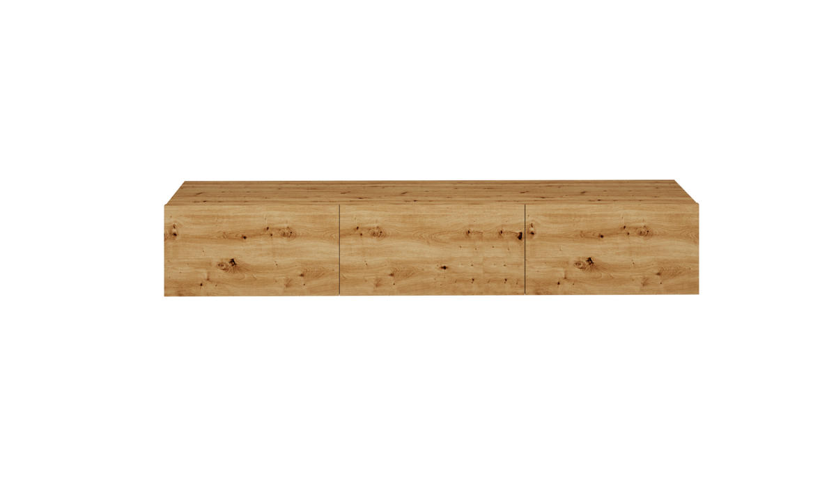 LOWBOARD Dallas 180/29,6/35 cm - Eiche Artisan, Holzwerkstoff (180/30/35cm) - Kocot Kids