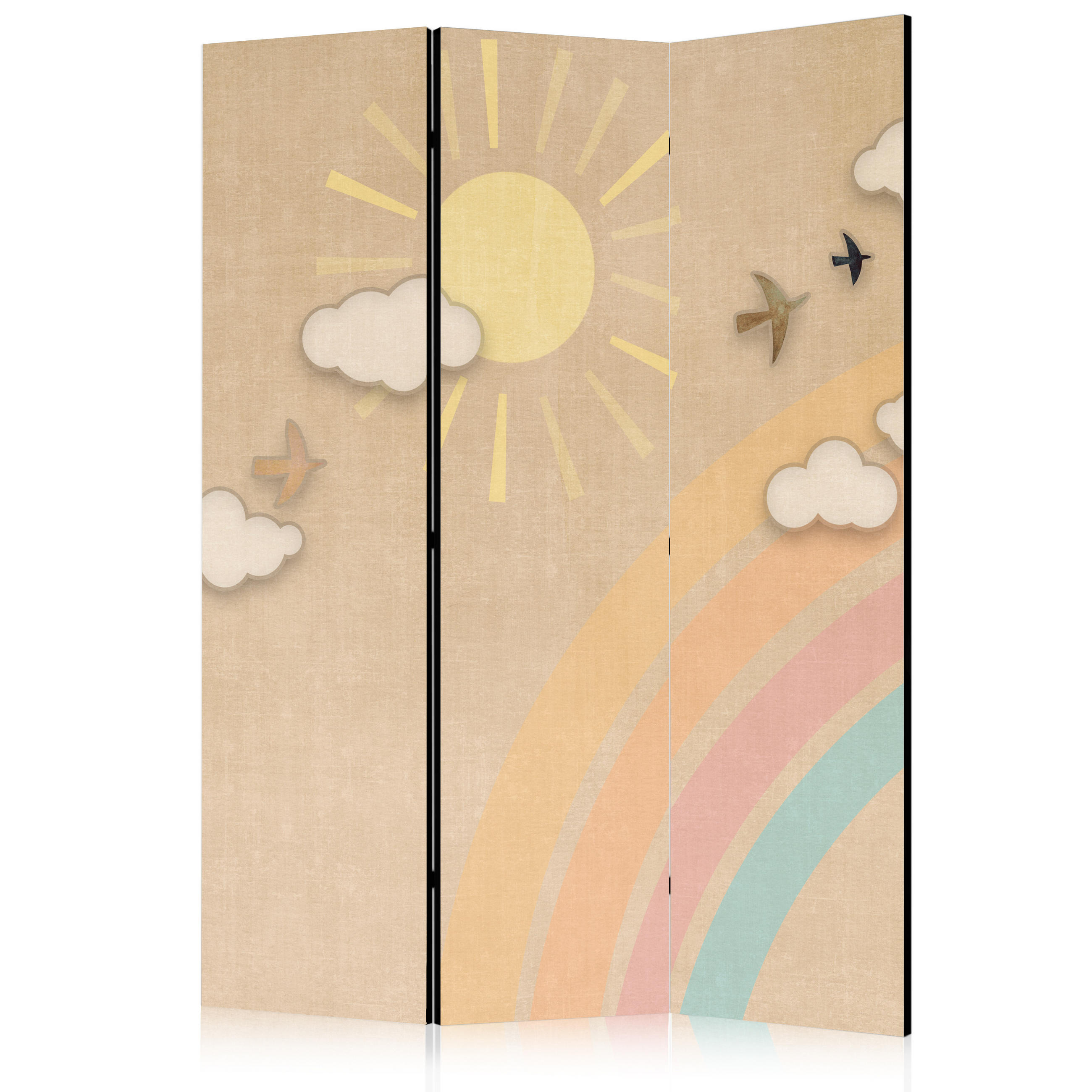 Muralo Paravent Beige 135x172x3 cm