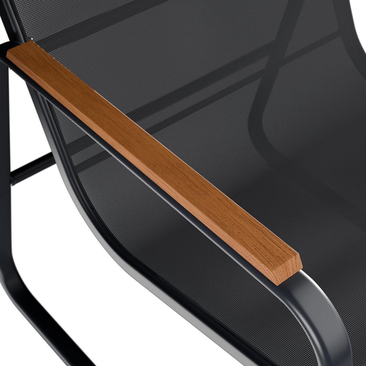 GARTENMÖBELSET Genua mit Armlehnen 4-tlg. Anthrazit - Anthrazit, Metall - Juskys