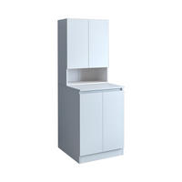 WASCHMASCHINENSCHRANK Atlantic V 70cm Breit, 190cm Hoch - Weiß, Holzwerkstoff (70/190/70cm)