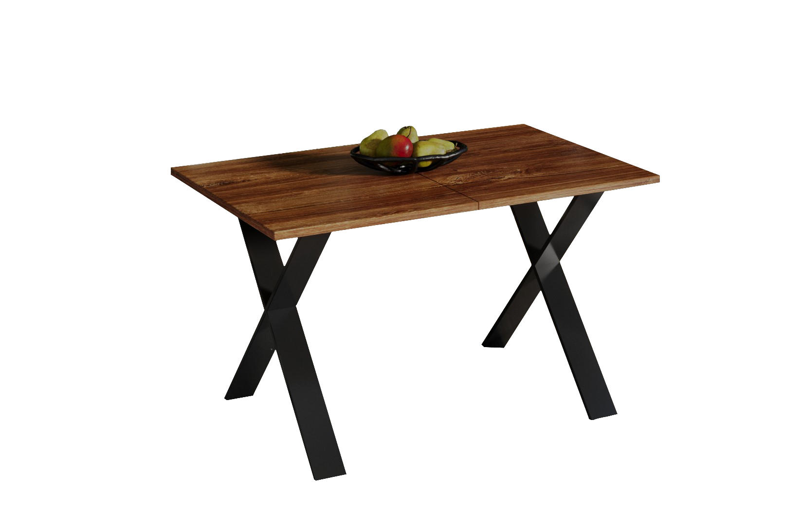 ESSTISCH Stol X ausziehbar bis 210 cm - Eiche San Remo, Holzwerkstoff (130/80/75cm) - Endo-Moebel