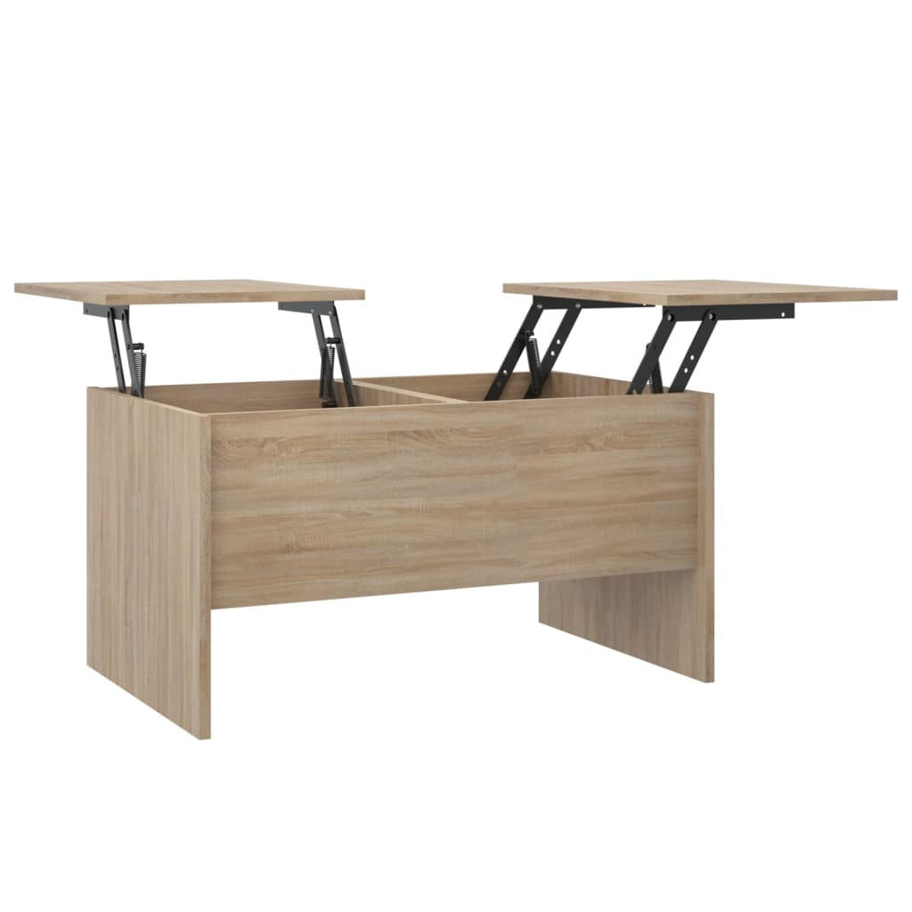 COUCHTISCH Sonoma-Eiche 80x50x42,5 cm Holzwerkstoff - Braun, Holzwerkstoff (80/50/42.5cm) - furnicato