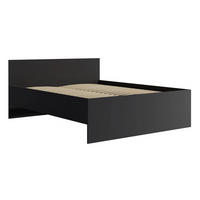 BETT 160x200 cm Schwarz - mit Lattenrost - Modena - Schwarz, Holz - Ravio